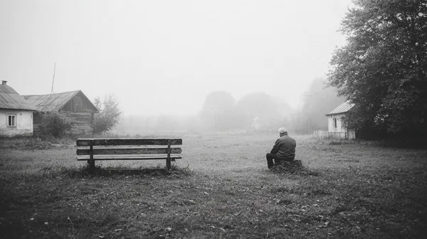 Tuščias suoliukas šalia